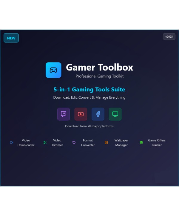 GamerToolbox.app Lifetime / 1 Gerät Key GLOBAL